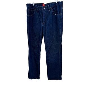 Wrangler Men's 36MWZ Slim Fit Jeans Size 35 X 32 Blue Denim Cotton Denim NWOT